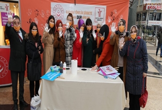 FATSA, KADINA ŞİDDETE HAYIR DEDİ