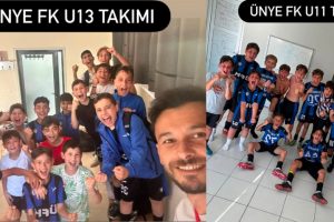 ÜNYE 13 VE 11 ŞAMPİYON GİBİ