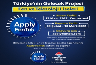 BAHÇEŞEHİR KOLEJİ FEN VE TEKNOLOJİ LİSELERİ İÇİN BAŞVURULAR BAŞLADI