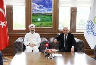 BAŞKAN GÜLER, ALİ ERBAŞ’I AĞIRLADI
