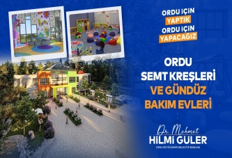 BAŞKAN GÜLER’DEN KREŞ MÜJDESİ