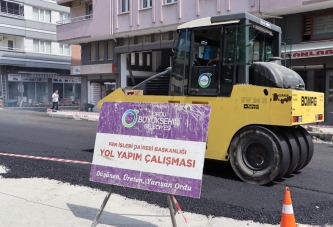 BÜYÜKŞEHİR’DEN ÜNYE’YE SICAK ASFALT