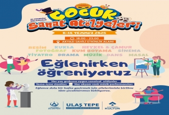 ÇOCUK SANAT ATÖLYELERİ KAPILARINI AÇIYOR