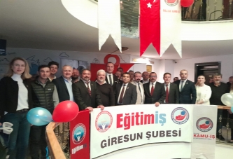 EĞİTİM İŞ GİRESUN ŞUBESİ AÇILDI