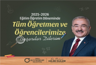 “EĞİTİM, ÜLKEMİZİN TEMEL TAŞIDIR”