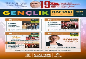 GENÇLİK HAFTASI DOPDOLU GEÇECEK