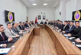 İL GÜVENLİK VE ASAYİŞ KOORDİNASYON TOPLANTISI YAPILDI