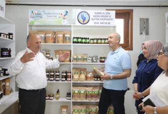 “KADINLARIMIZIN EMEĞİNİN DEĞERE DÖNÜŞMESİ BİZLERİ MUTLU EDİYOR”