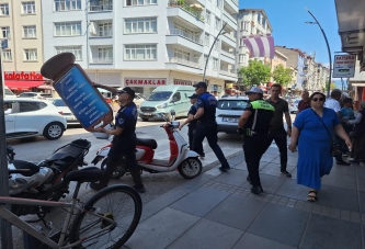 KALDIRIM İŞGALİNE SON