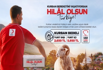 KIZILAY, KURBAN VEKÂLETİ BEDELLERİNİ AÇIKLADI