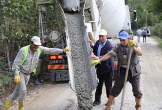 KUMRU’DA BETON YOL KONFORU