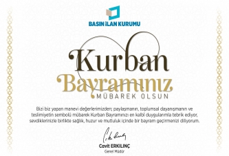 Kurban Bayramınız Mübarek Olsun...
