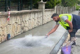 "MAHALLELERİMİZİ GÜZELLEŞTİRMEYE DEVAM EDİYORUZ"