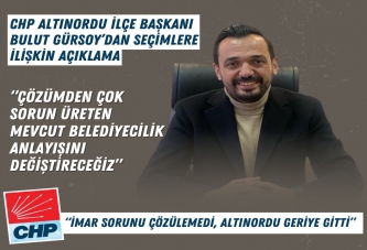 “MEVCUT BELEDİYECİLİK ANLAYIŞINI DEĞİŞTİRECEĞİZ”