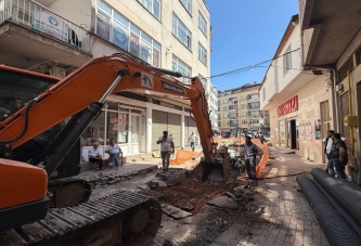 ONUR SOKAK’TA ALTYAPI YENİLENİYOR