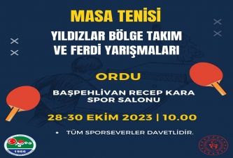 ORDU’DA TENİS HEYECANI YAŞANACAK