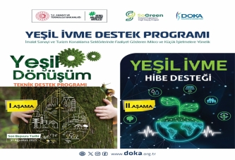 “YEŞİL İVME DESTEK PROGRAMI” AÇIKLANDI