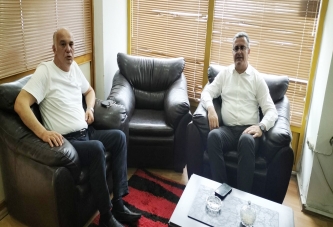 YILMAZ’DAN GAZETEMİZE VEDA ZİYARETİ