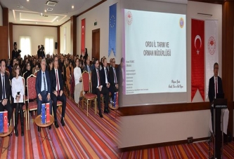 YILMAZ, ORDU TARIMI HAKKINDA KONUŞTU