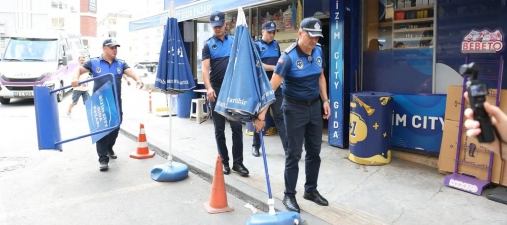 KALDIRIM İŞGALİNE GEÇİT YOK