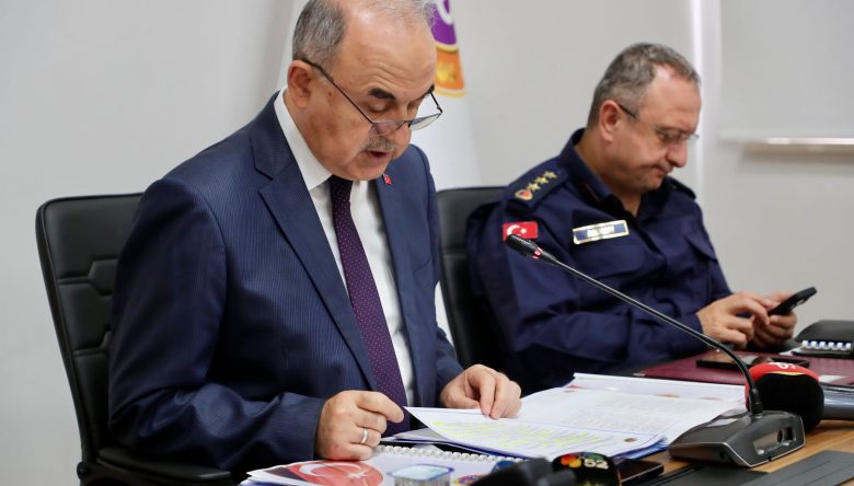 VALİ EROL, “OLAY SAYILARINDA %11 AZALMA OLDU”