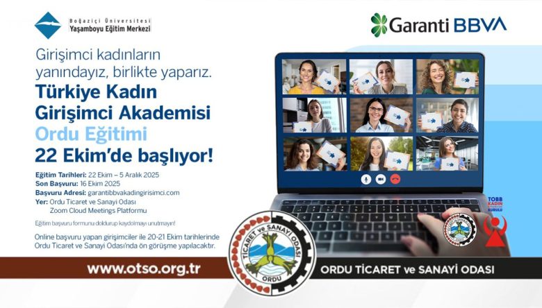 TÜRKİYE KADIN GİRİŞİMCİ AKADEMİSİ BAŞLIYOR