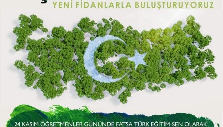 TÜRK EĞİTİM SEN’DEN FATSA’DA FİDAN DİKİMİ