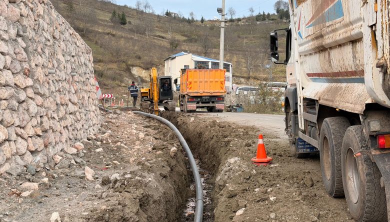 AYBASTI’DA İÇME SUYU ŞEBEKE HATTI YENİLENİYOR