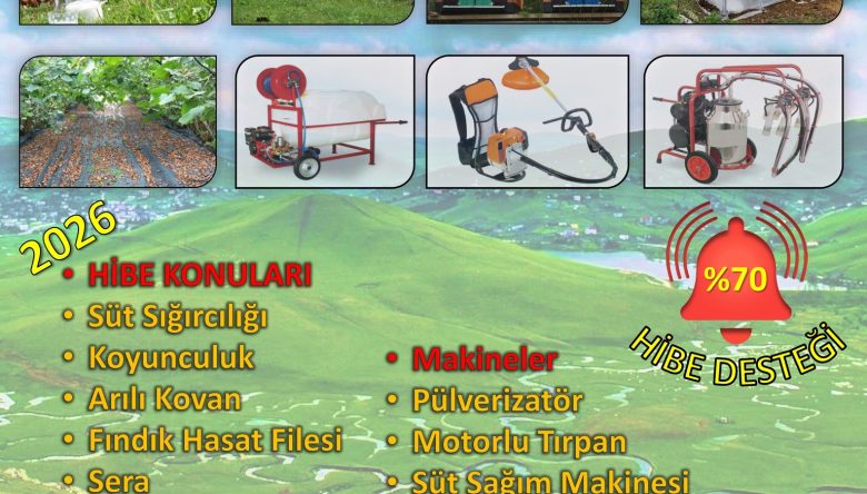 BOLAMAN NEHRİ HAVZASI’NDA ÜRETİCİYE %70 HİBELİ BÜYÜK DESTEK