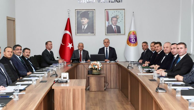  SANTEK TOPLANTISI, VALİ EROL’UN BAŞKANLIĞINDA YAPILDI   