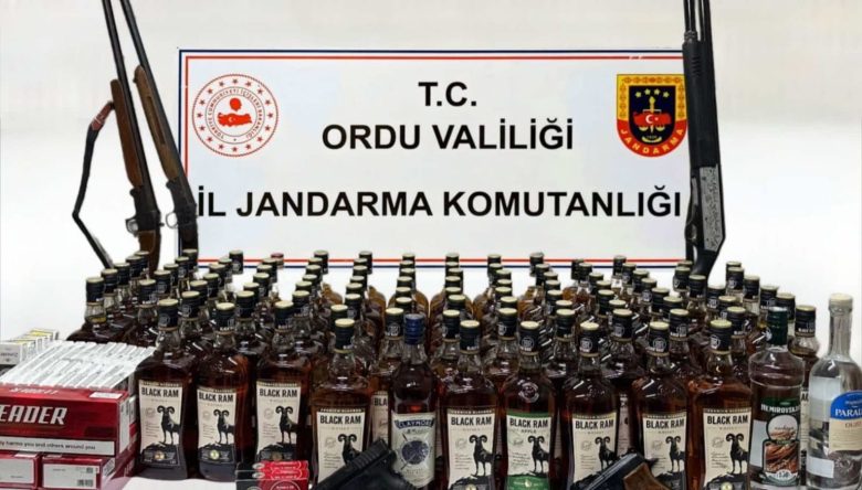 ORDU’DA YILBAŞI ÖNCESİ KAÇAK ALKOL OPERASYONU
