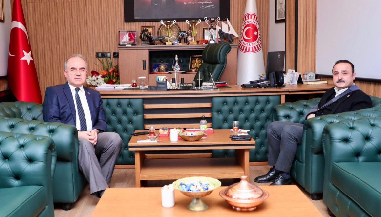 VALİ EROL’DAN MİLLETVEKİLİ ŞANLITÜRK’E "GEÇMİŞ OLSUN" ZİYARETİ