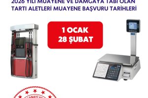 ÖLÇÜ VE ÖLÇÜ ALETLERİ İÇİN PERİYODİK MUAYENE UYARISI