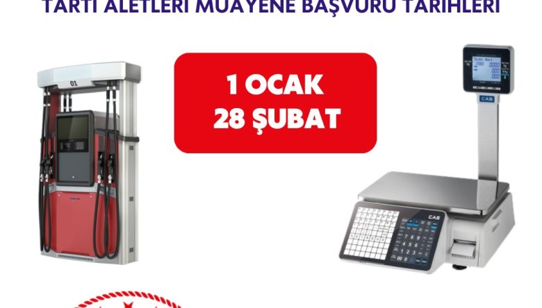 ÖLÇÜ VE ÖLÇÜ ALETLERİ İÇİN PERİYODİK MUAYENE UYARISI