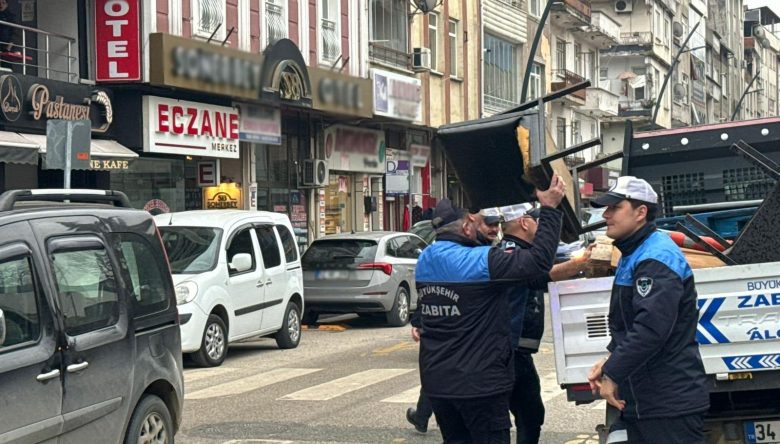 ORDU’DA KALDIRIM İŞGALİNE GEÇİT YOK      
