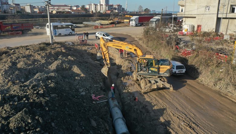 ALTYAPI YAĞMUR SUYU HATTIYLA GÜÇLENİYOR