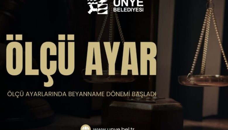 ÜNYE BELEDİYESİ’NDEN HATIRLATMA   