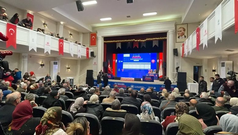 ORDU’DA SOSYAL KONUT İÇİN KURA ÇEKİMİ YAPILDI