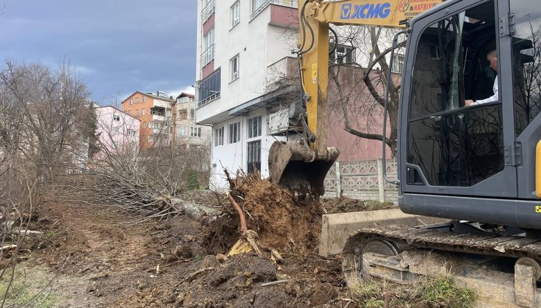 KORGAN’DA OTOGAR BAĞLANTI YOLU ÇALIŞMALARI BAŞLADI