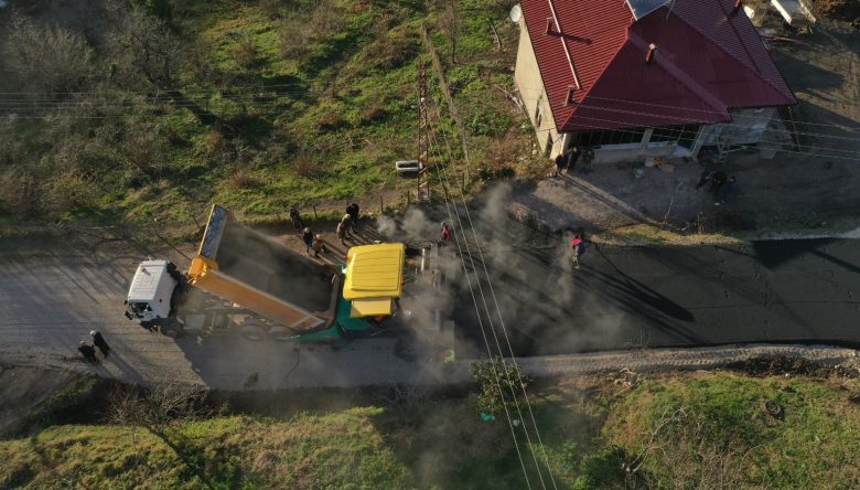 ORHANİYE-BOZTEPE YOLU ASFALTLANDI