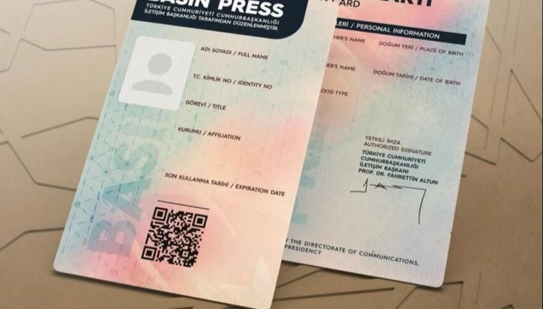 BASIN KARTI ARTIK TEK BAŞINA KİMLİK