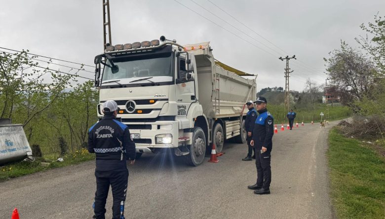AĞIR TONAJLI ARAÇLARA YÖNELİK DENETİMLER ARTIRILDI