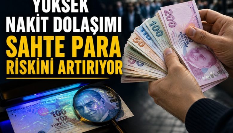 “YÜKSEK NAKİT DOLAŞIMI SAHTE PARA RİSKİNİ ARTIRIYOR”