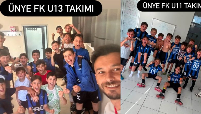 ÜNYE 13 VE 11 ŞAMPİYON GİBİ