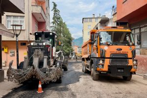 GÖLKÖY CADDESİ'NDE ÇALIŞMALAR TAMAMLANDI