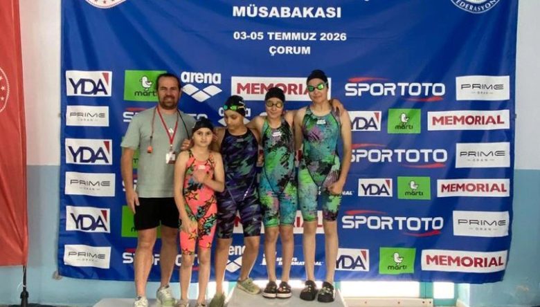 ORDULU YÜZÜCÜLER ÇORUM’DA BAŞARDI