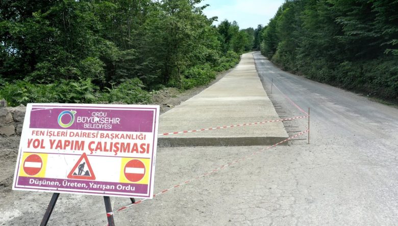 BETON YOL ÇALIŞMALARI BAŞLADI