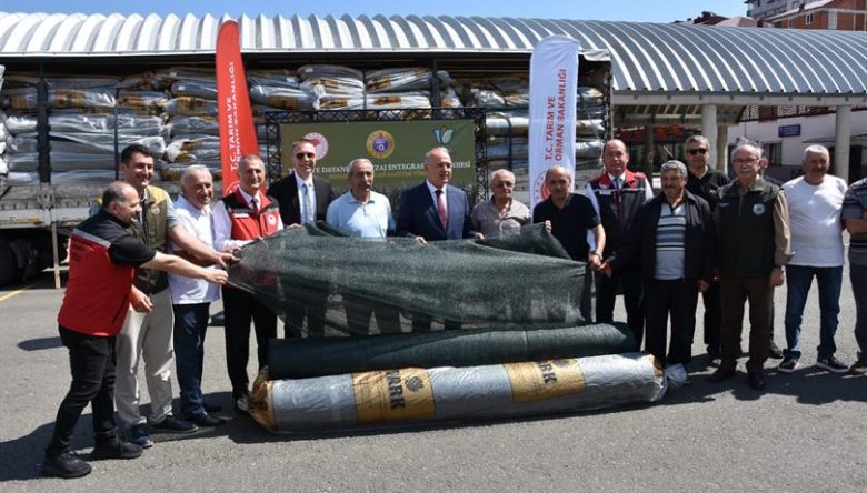 ORDU'DA FINDIK HASADINA MODERN DESTEK