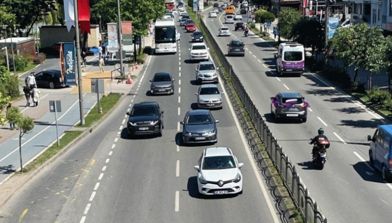 ORDU'DA TAŞIT SAYISI 213 BİNİ AŞTI