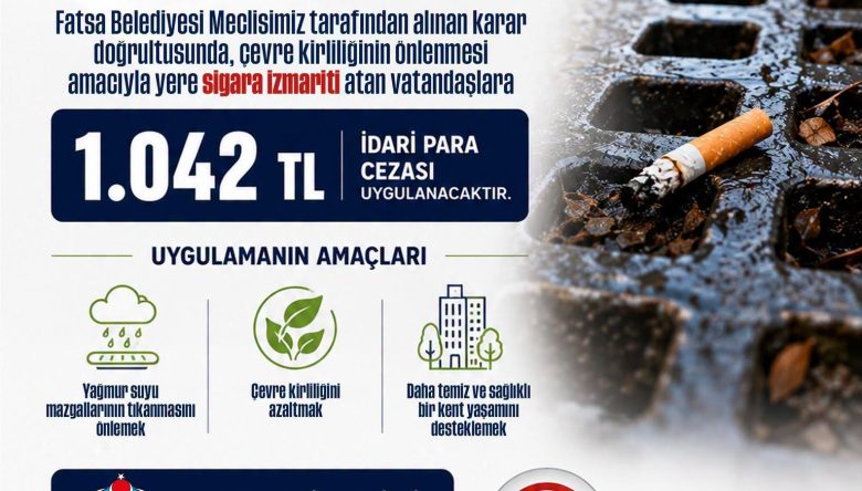 SİGARA İZMARİTİNİ YERE ATAN YANDI!